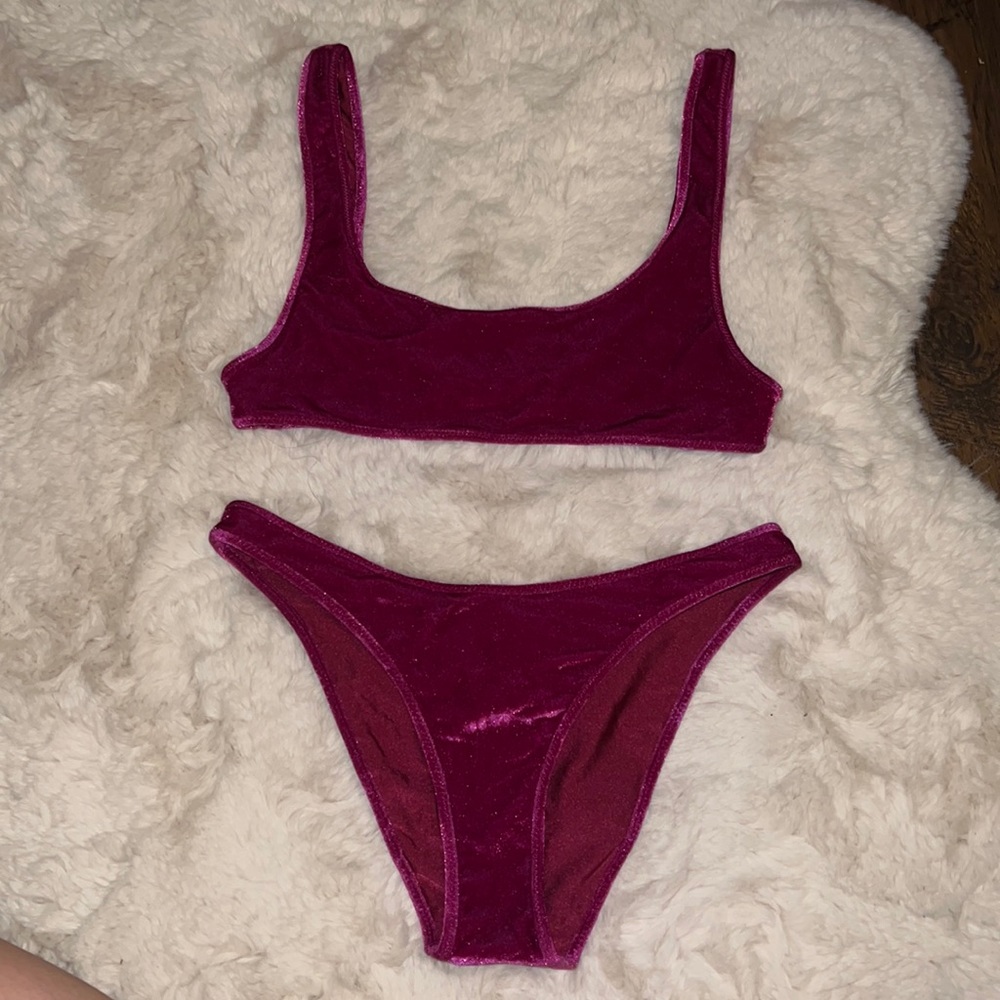 TRIANGL velvet bikini
